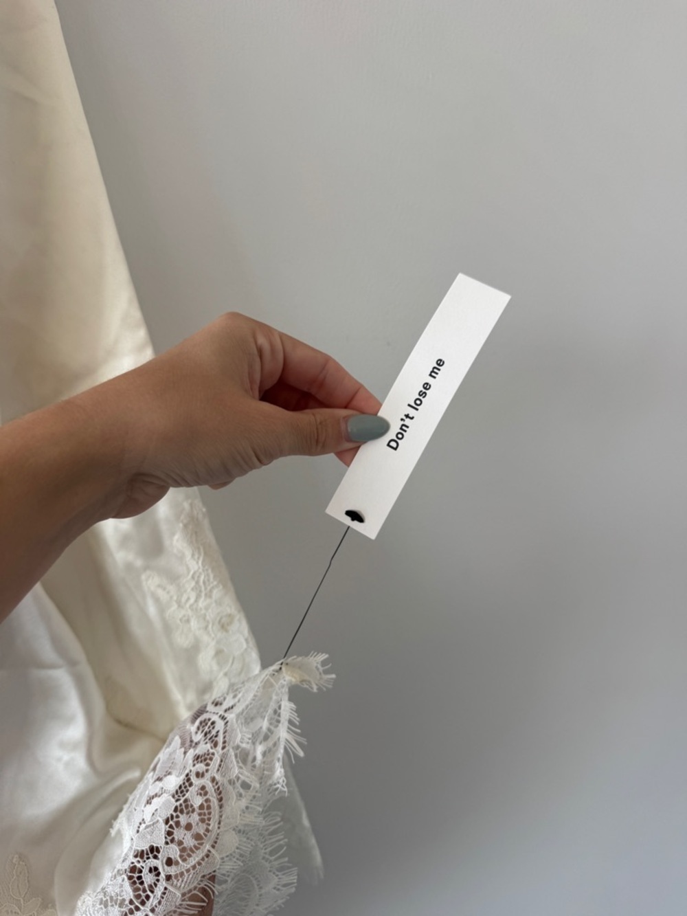 REFORMATION Blanche Silk Dress in Ivory - Picture 5 of 11